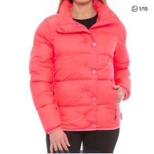 HUNTER Original Puffer Jacket - Insulated bright pink size medium
